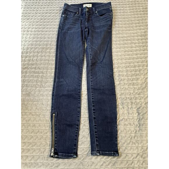 Madewell Jeans Skinny Skinny Zipper Ankle Size 25 - Picture 1 of 7